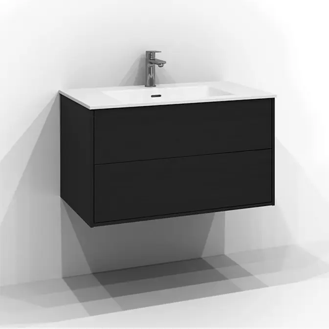 Tvättställsskåp Svedbergs Epos 80x45 med 2 Lådor