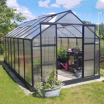 Drivhus Metalcraft 12,4 kvm Rektangulær