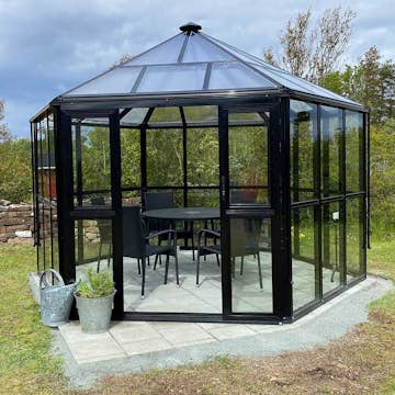 Orangeri/Lysthus Metalcraft 10 kvm Sekskantet