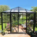 Drivhus Metalcraft 8,7 kvm Kvadrat