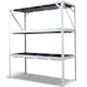Drivhusbord Metalcraft 113cm med planleggingsskuffer