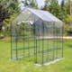Plastdrivhus Metalcraft 8 hyller Transparent