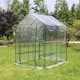 Plastdrivhus Metalcraft 8 hyller Transparent