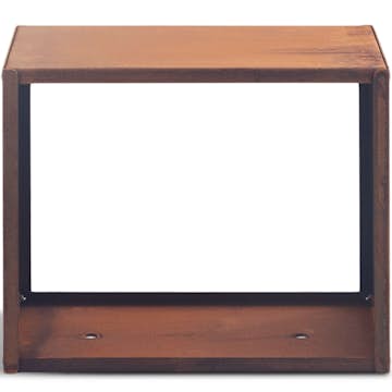 Vedstativ Lyfco Cortenstål Rektangulært