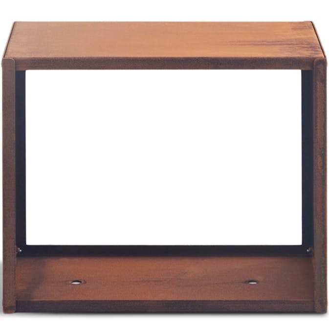 Vedstativ Lyfco Cortenstål Rektangulært