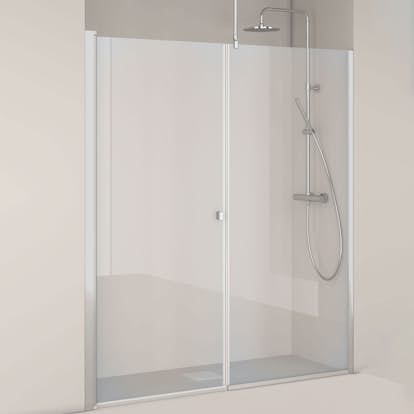 Duschdörr Hafa Igloo Pro Rak Dörr + Fast Vägg