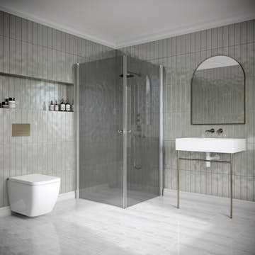 Dusjhjørne Hietakari Classic 148 Vendbare Dører