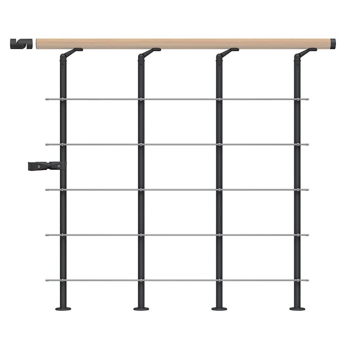 Rekkverk Dolle Style6 Eik Hvitoljet Startpakke