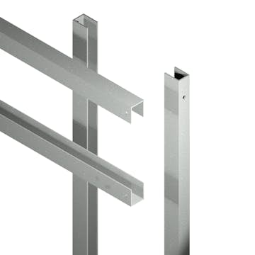 Stålrammer PLUS til Artura 180x134cm