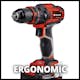 Slagboremaskin Einhell TE-CD 18/40 Kit (2x2,0Ah)