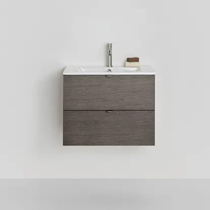 Tvättställsskåp Hafa Go 2 Lådor Ek