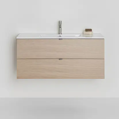 Tvättställsskåp Hafa Go 2 Lådor Ek