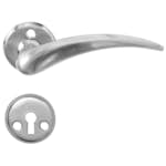 Dørhåndtak Home it i Børstet Krom