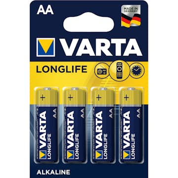 Batterier Varta Longlife  AA 4-pk