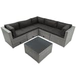 Loungegruppe Lyfco Olofsbo med Innebygd Oppbevaring Grå