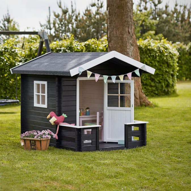 Lekestue PLUS 134 x 134 cm + 58 cm Terrasse Ubehandlet inkl. Takpapp