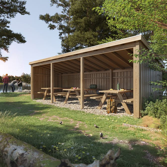 Picknickbod PLUS Nordic 14 m2