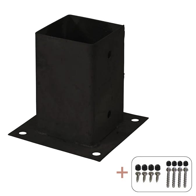 Stolpefot PLUS Cubic med Skruer