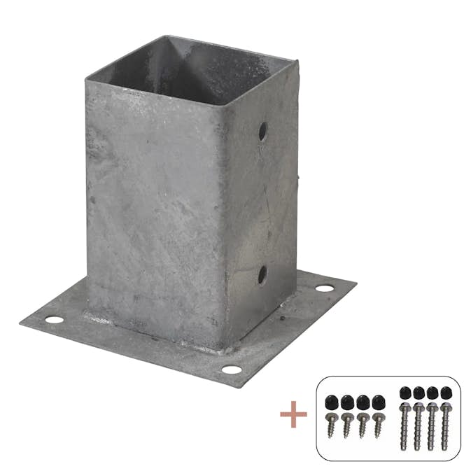 Stolpefot PLUS Cubic med Skruer