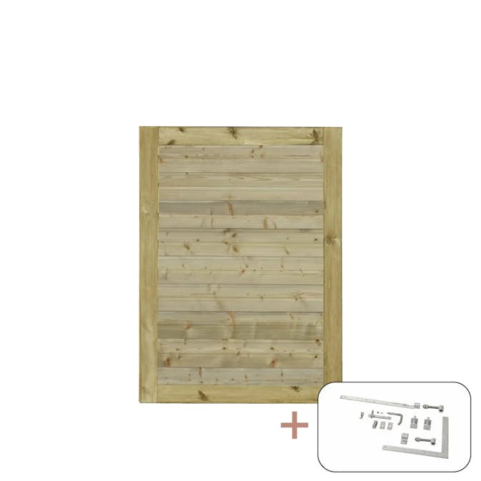 Port PLUS Plank Enkel med Beslag