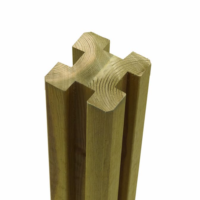 Profilstolpe PLUS Limt  298 cm 4 Spor