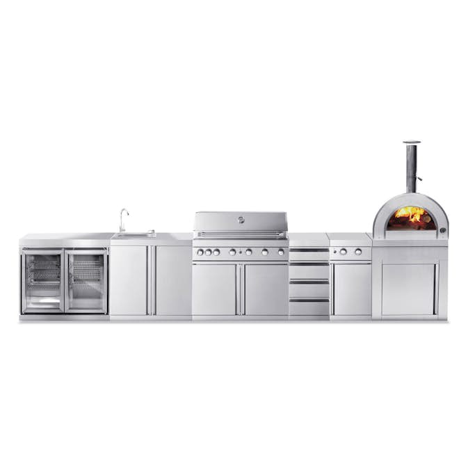 Frittstående Utekjøkken Myoutdoorkitchen Stainless Collection Kansas