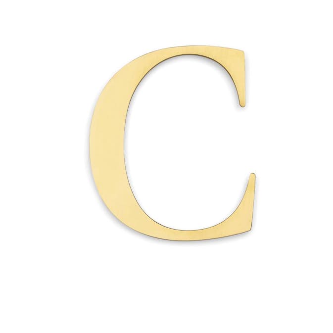 Husnummer Habo Century Bokstav A-D Messing, Bokstav C Outlet