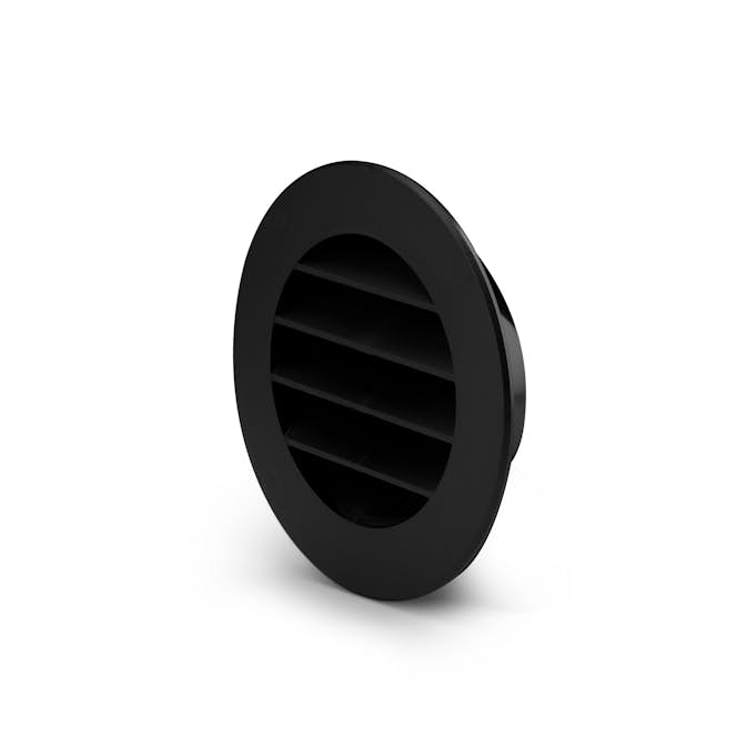 Ytterveggsrist Fresh D140 med Tilkoblingstuss