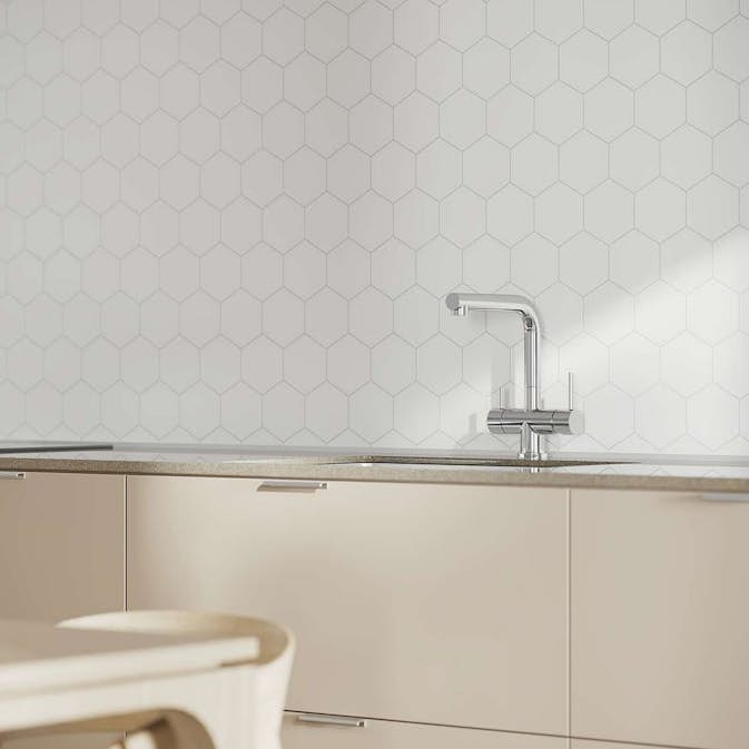 Baderomspanel Fibo 2094-M71 S White