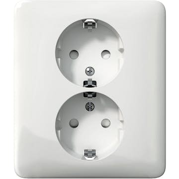 Stikkontakt Schneider Electric Exxact Kombikobling