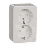 Stikkontakt Schneider Electric Exxact 2-Veis