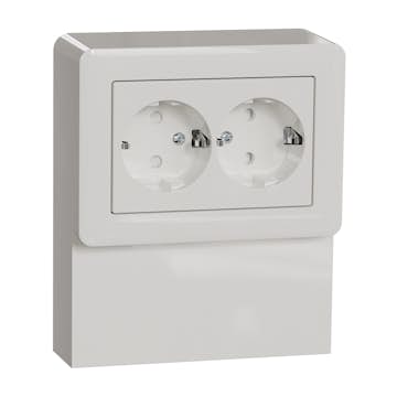 Sockelboks Schneider Electric Exxact 2-Veis