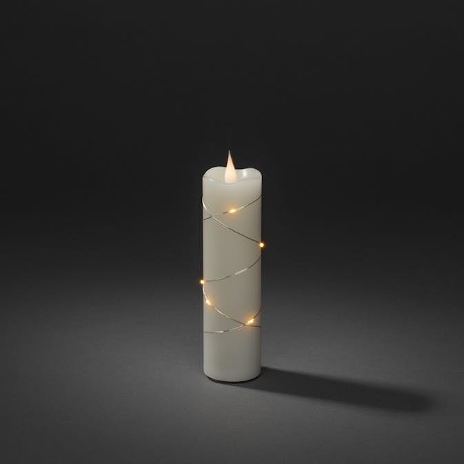 Vokslys Gnosjö Konstsmide Micro-LED 1824-26 2xAA