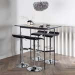 Spisegruppe Venture Home Rax med 4 stk Jonna Stoler