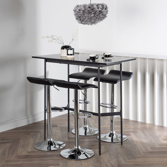 Spisegruppe Venture Home Rax med 4 stk Jonna Stoler