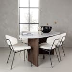 Spisegruppe Venture Home Grönvik med 4 Chico Stoler