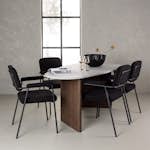 Spisegruppe Venture Home Grönvik med 4 Yesterday Stoler