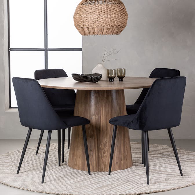 Spisegruppe Venture Home Lanzo med 4 Night Stoler