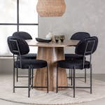 Spisegruppe Venture Home Lanzo med 6 Stella Stoler