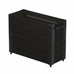 Blomsterkasse PLUS Cubic med Hjul 50 x 120 x 95