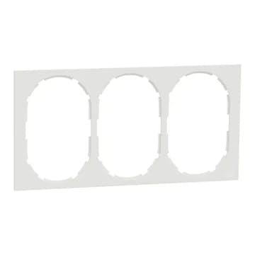 Ramme Elko One 3-Delt for Strømbryter Kombinasjonsmontasje