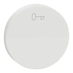 Vippebryter Elko One Med Nøkkelsymbol for Strømstiller Renhvit - Tilbehør Strømtilkobling