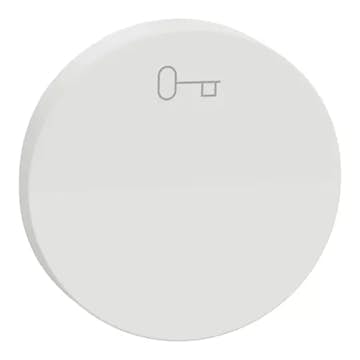 Vippebryter Elko One Med Nøkkelsymbol for Strømstiller Renhvit - Tilbehør Strømtilkobling