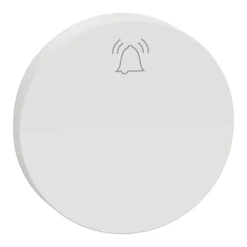 Vippebryter Elko One med Klokkesymbol Renhvit