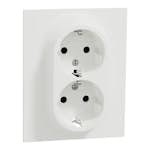 Vegguttak Elko One 2-veis Jordet med Hurtigkobling