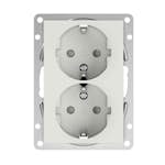 Stikkontakt Elko Plus 2-Veis uten Ramme