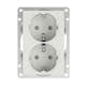 Stikkontakt Elko Plus 2-Veis uten Ramme