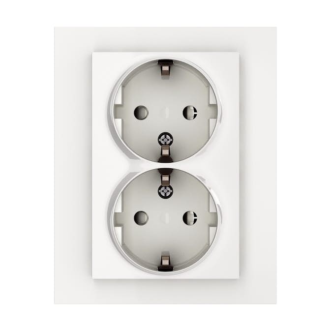 Stikkontakt Elko Plus 2-Veis DUO