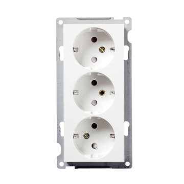 Stikkontakt Elko 3-Veis RS16