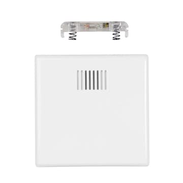 Lampe + Vippebryter Elko Trapp RS Renhvit